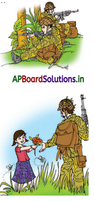 AP Board 5th Class English Solutions 1st Lesson Mallika Goes to School! 5