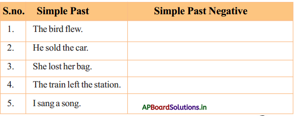 AP Board 5th Class English Solutions 2nd Lesson My Sweet Memories 8