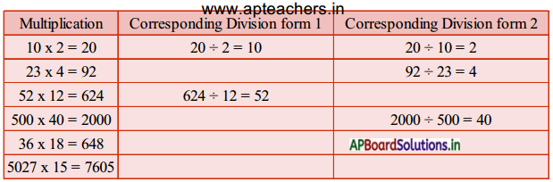 AP Board 5th Class Maths Solutions 4th Lesson Multiplication and Division 18