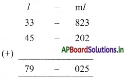 AP Board 5th Class Maths Solutions 9th Lesson Measurements 52