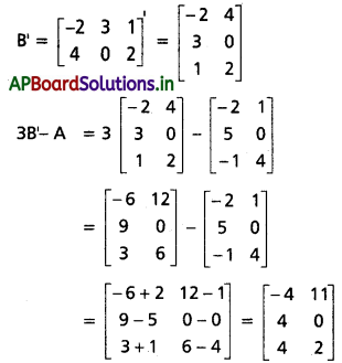AP Inter 1st Year Maths 1A Solutions Chapter 3 మాత్రికలు Ex 3(c) I Q2.1