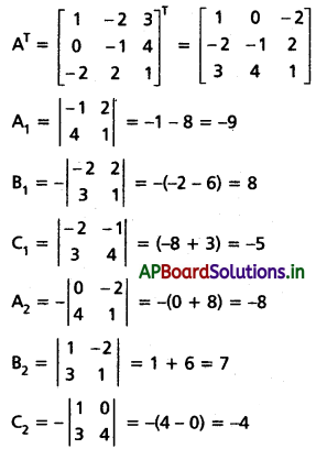 AP Inter 1st Year Maths 1A Solutions Chapter 3 మాత్రికలు Ex 3(e) I Q3