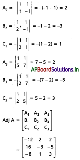 AP Inter 1st Year Maths 1A Solutions Chapter 3 మాత్రికలు Ex 3(h) Q8.2