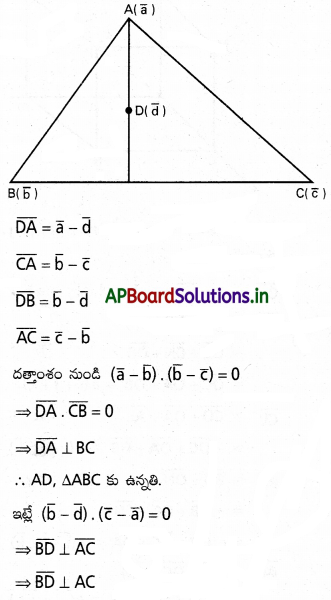 AP Inter 1st Year Maths 1A Solutions Chapter 5 సదిశల గుణనం Ex 5(a) II Q5