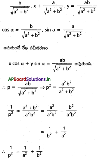 AP Inter 1st Year Maths 1B Solutions Chapter 3 సరళరేఖ Ex 3(b) 8