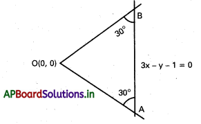 AP Inter 1st Year Maths 1B Solutions Chapter 4 సరళరేఖాయుగ్మాలు Ex 4(a) 3