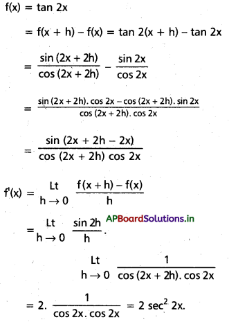 AP Inter 1st Year Maths 1B Solutions Chapter 9 అవకలనం Ex 9(a) 15