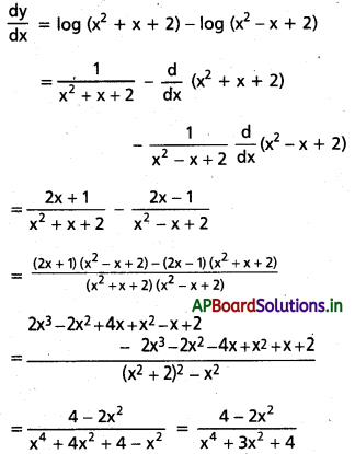 AP Inter 1st Year Maths 1B Solutions Chapter 9 అవకలనం Ex 9(b) 34