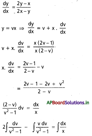 AP Inter 2nd Year Maths 2B Solutions Chapter 8 అవకలన సమీకరణాలు Ex 8(c) 17
