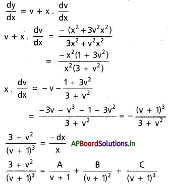 AP Inter 2nd Year Maths 2B Solutions Chapter 8 అవకలన సమీకరణాలు Ex 8(c) 6