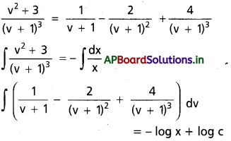 AP Inter 2nd Year Maths 2B Solutions Chapter 8 అవకలన సమీకరణాలు Ex 8(c) 7