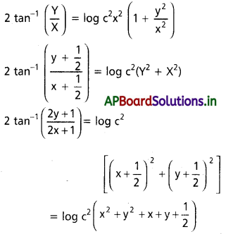 AP Inter 2nd Year Maths 2B Solutions Chapter 8 అవకలన సమీకరణాలు Ex 8(d) 24