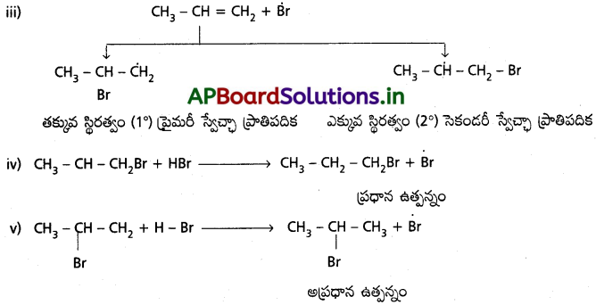 AP Inter 1st Year Chemistry Study Material Chapter 13 కర్బన రసాయన శాస్త్రం – సామాన్య సూత్రాలు, విధానాలు 106