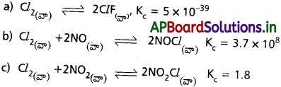 AP Inter 1st Year Chemistry Study Material Chapter 7 రసాయనిక సమతాస్థితి, అమ్లాలు – క్షారాలు 35