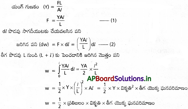 AP Inter 1st Year Physics Study Material Chapter 10 ఘనపదార్ధాల యాంత్రిక ధర్మాలు 24