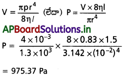 AP Inter 1st Year Physics Study Material Chapter 11 ప్రవాహుల యాంత్రిక ధర్మాలు 28