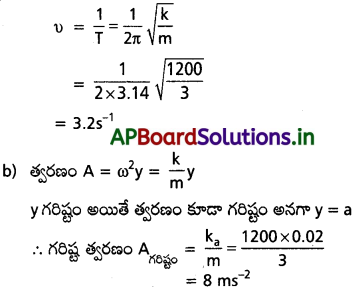 AP Inter 1st Year Physics Study Material Chapter 8 డోలనాలు 38