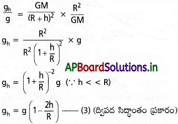 AP Inter 1st Year Physics Study Material Chapter 9 గురుత్వాకర్షణ 13