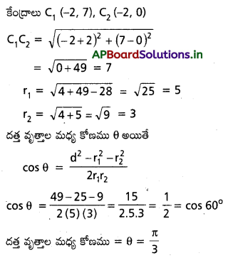 AP Inter 2nd Year Maths 2B Important Questions Chapter 2 వృత్త సరణులు 1