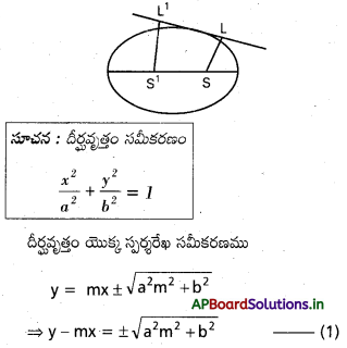 AP Inter 2nd Year Maths 2B Solutions Chapter 4 దీర్ఘవృత్తం Ex 4(b) 8