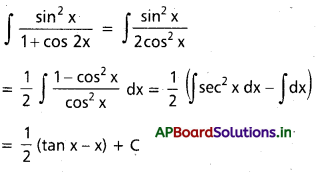 AP Inter 2nd Year Maths 2B Solutions Chapter 6 సమాకలనం Ex 6(a) 9