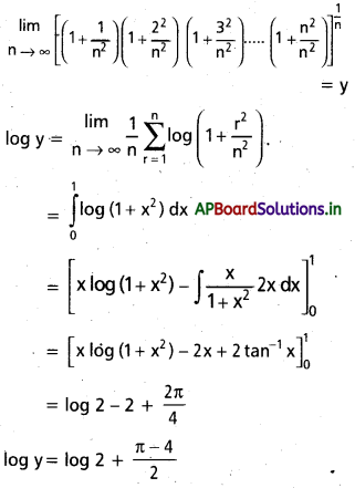 AP Inter 2nd Year Maths 2B Solutions Chapter 7 నిశ్చిత సమాకలనులు Ex 7(b) 30