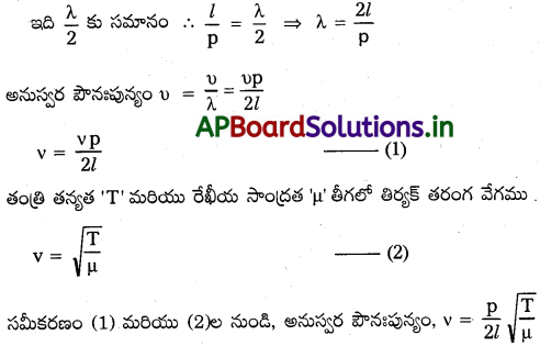 AP Inter 2nd Year Physics Study Material Chapter 1 తరంగాలు 20
