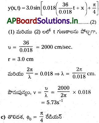 AP Inter 2nd Year Physics Study Material Chapter 1 తరంగాలు 52