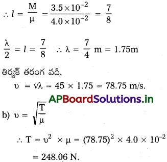 AP Inter 2nd Year Physics Study Material Chapter 1 తరంగాలు 61