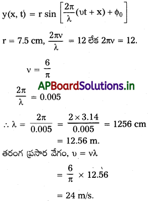 AP Inter 2nd Year Physics Study Material Chapter 1 తరంగాలు 70