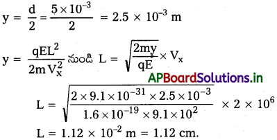 AP Inter 2nd Year Physics Study Material Chapter 4 విద్యుత్ ఆవేశాలు, క్షేత్రాలు 79
