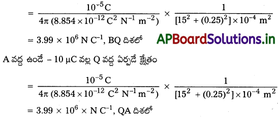 AP Inter 2nd Year Physics Study Material Chapter 4 విద్యుత్ ఆవేశాలు, క్షేత్రాలు 99