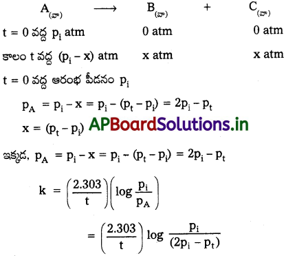 AP Inter 2nd Year Chemistry Study Material Chapter 3(b) రసాయన గతికశాస్త్రం 20
