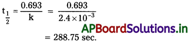 AP Inter 2nd Year Chemistry Study Material Chapter 3(b) రసాయన గతికశాస్త్రం 35