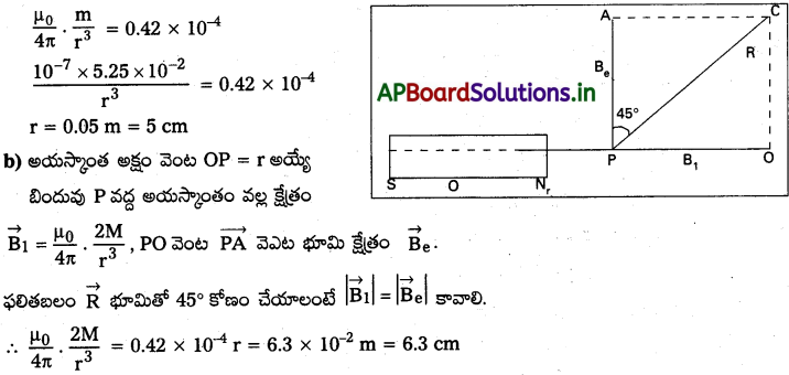AP Inter 2nd Year Physics Study Material Chapter 8 అయస్కాంతత్వం-ద్రవ్యం 38