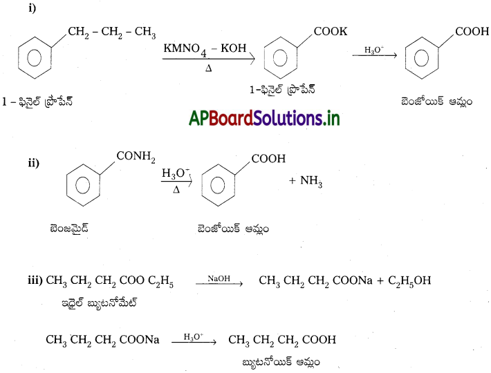 AP Inter 2nd Year Chemistry Study Material Chapter 12(b) ఆల్డిహైడ్స్, కీటోన్స్ మరియు కార్బాక్సిలిక్ యాసిడ్స్ 63