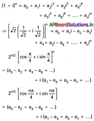 AP Inter 2nd Year Maths 2A Solutions Chapter 2 డిమోయర్ సిద్ధాంతం Ex 2(a) II Q4