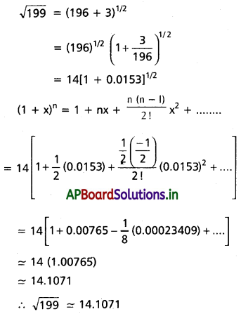 AP Inter 2nd Year Maths 2A Solutions Chapter 6 ద్విపద సిద్ధాంతం Ex 6(c ...